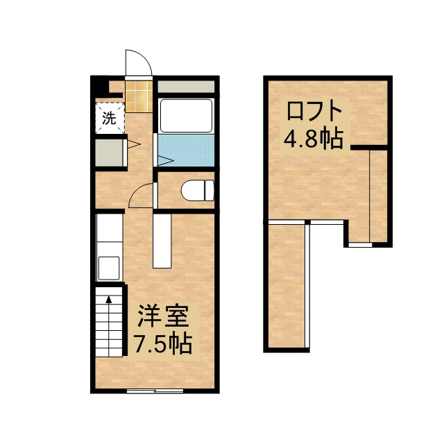 ミューズイン高塚 202号室 間取り