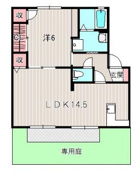 サンヴェルデＣ 107号室 間取り