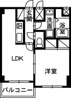 シャンツェ富塚 203号室 間取り