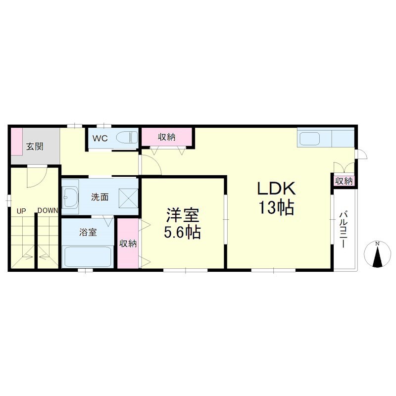 １ＢＬＤＧ 3F号室 間取り