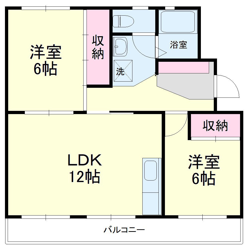 ハイツみのる 305号室 間取り