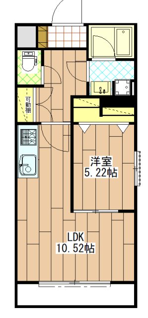 アンマリアーレ 301号室 間取り