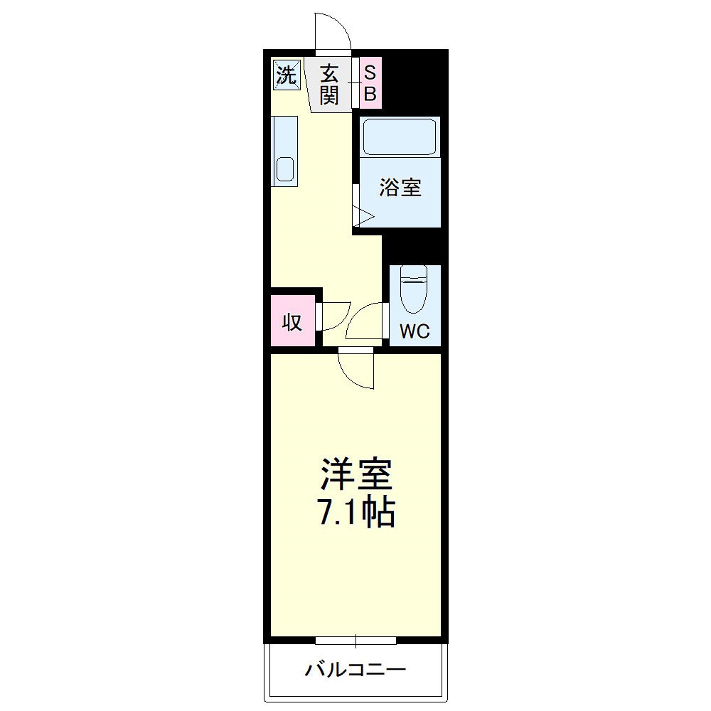 アーク西伊場 201号室 間取り