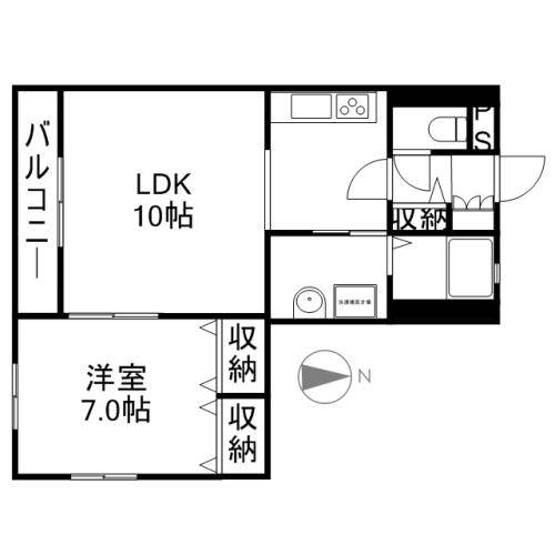ＳＯＣＩＡＬ 101号室 間取り