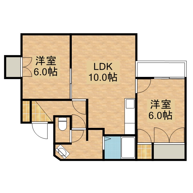 ＲＥＧＡＲＴ佐鳴台 302号室 間取り