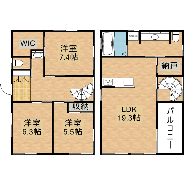 柳原様一戸建 間取り