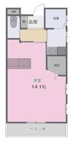 ブラン 201号室 間取り