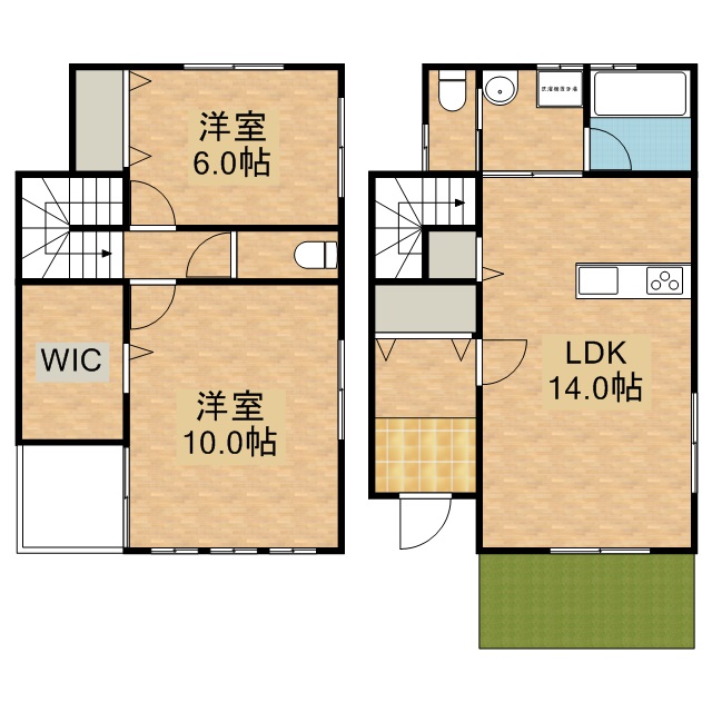 エムズ EAST号室 間取り