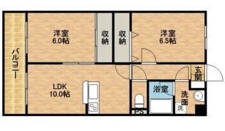 アンソレイユⅡ 105号室 間取り
