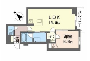 シャーメゾン仁王門通 303号室 間取り