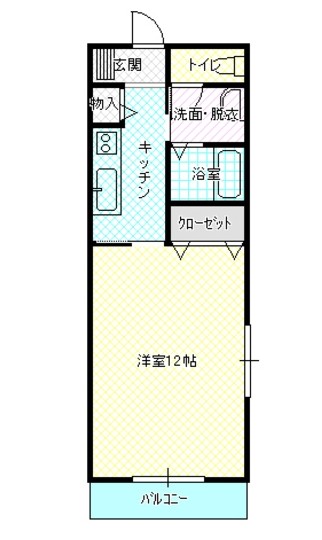 リーヒルズ 4-A号室 間取り