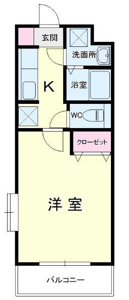 グレイス・ベル 306号室 間取り