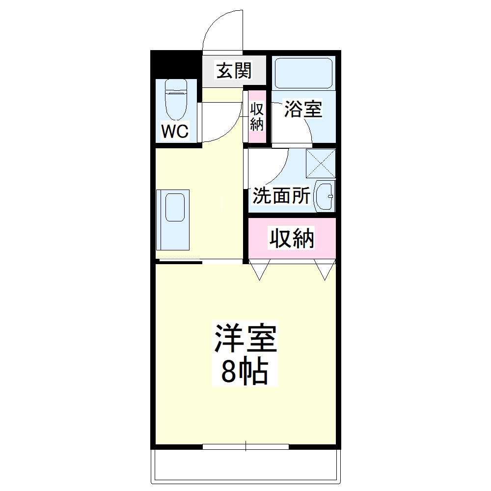 パークアベニュー 202号室 間取り