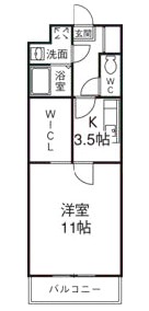 アルト・モンターニュ 103号室 間取り