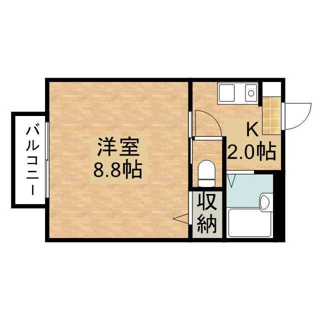 エスポアールＣ＆Ｙ 202号室 間取り