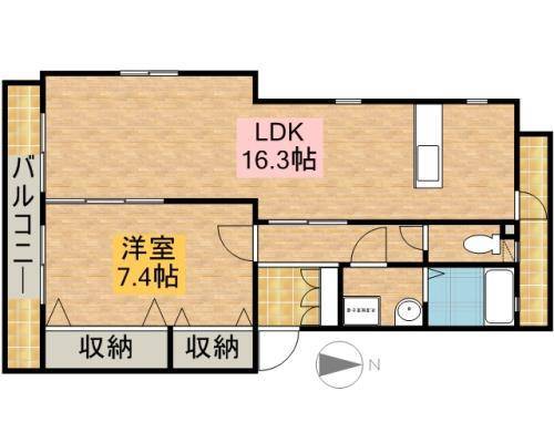 ブルーメ佐鳴台 102号室 間取り