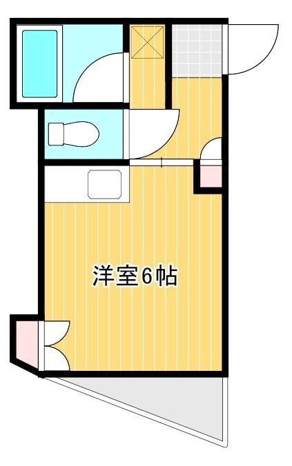 アルファビル 406号室 間取り