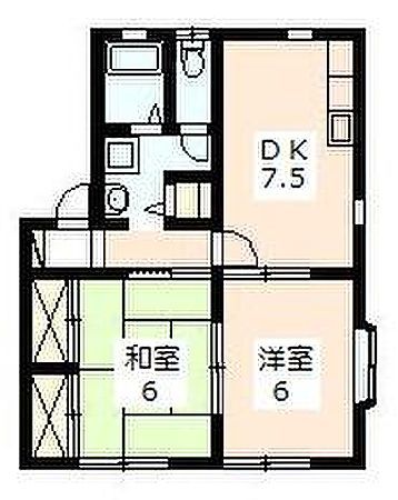 ハイツ　ボヌール B101号室 間取り