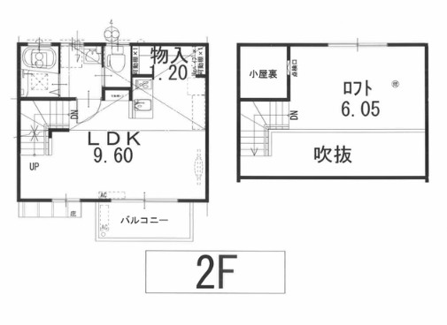 スロウハイツ 201号室 間取り