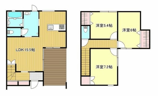 パープルハート A-1号室 間取り