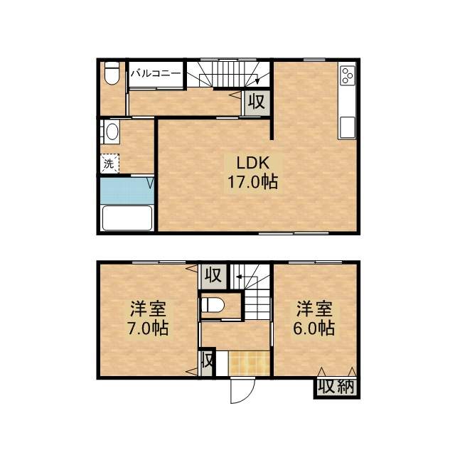 ドルフ的場ヶ丘 N5号室 間取り