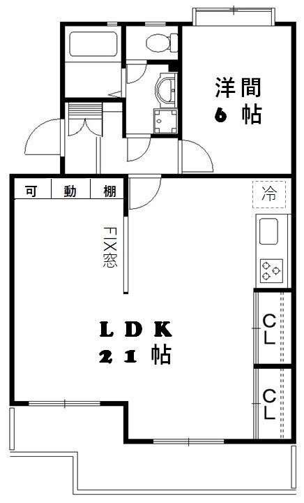 エルセリート神宮 307号室 間取り