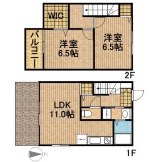 グレンツェント 102号室 間取り