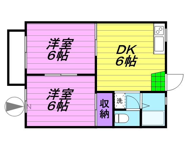 どえるかみや 202号室 間取り