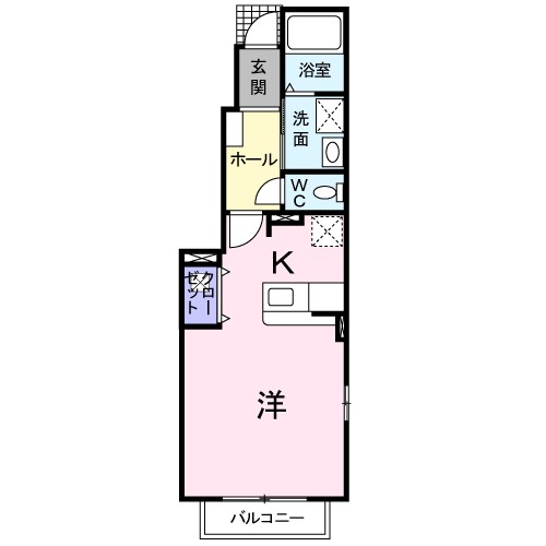エテルノⅡ 101号室 間取り