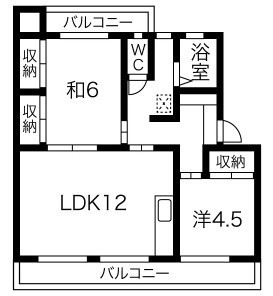 コーポポエム 302号室 間取り