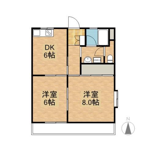 リバーＫ＆Ｔ　Ⅰ 301号室 間取り