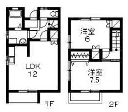 セレーラ　Ａ棟 A-2号室 間取り