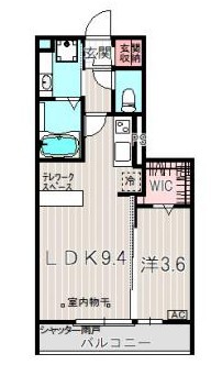 ラ・エスコルテ 101号室 間取り