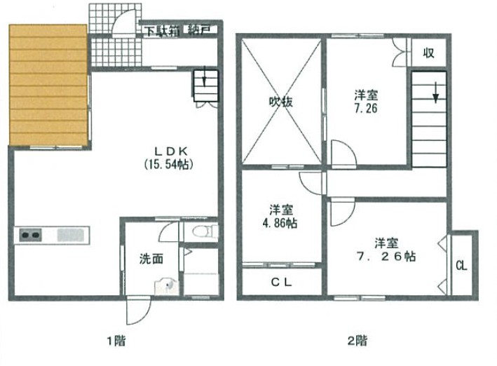 カソラ篠原 間取り