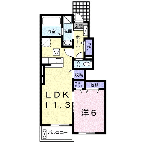 ベル・メゾン 102号室 間取り