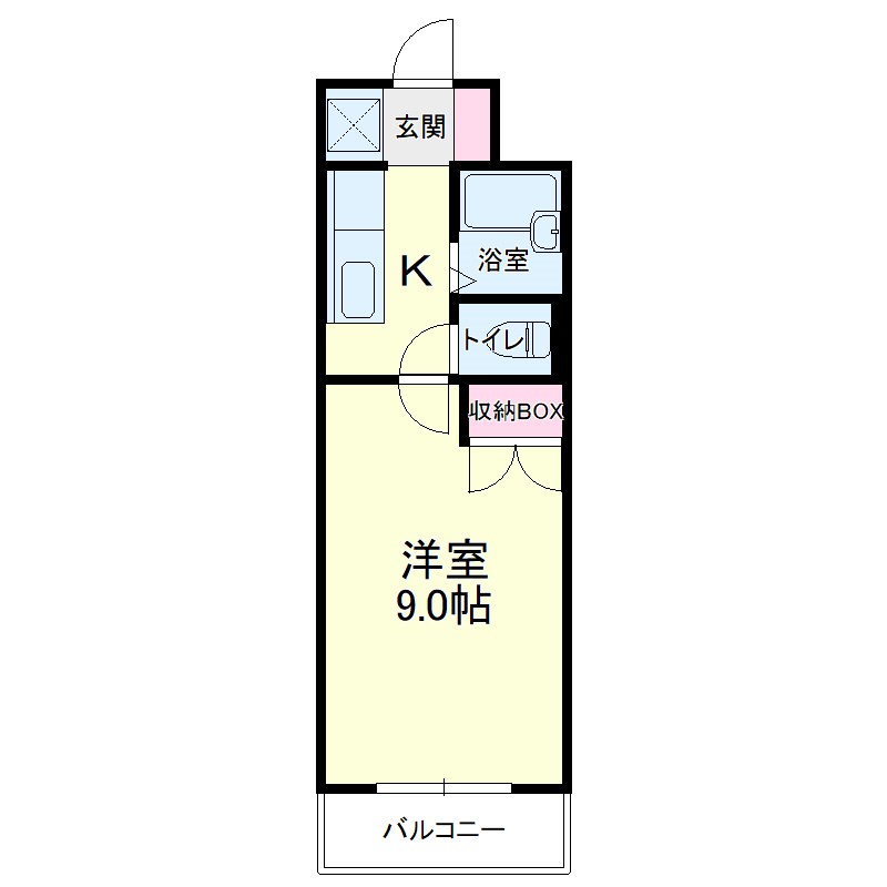 ウエスト・タウン・ハウスⅠ 202号室 間取り
