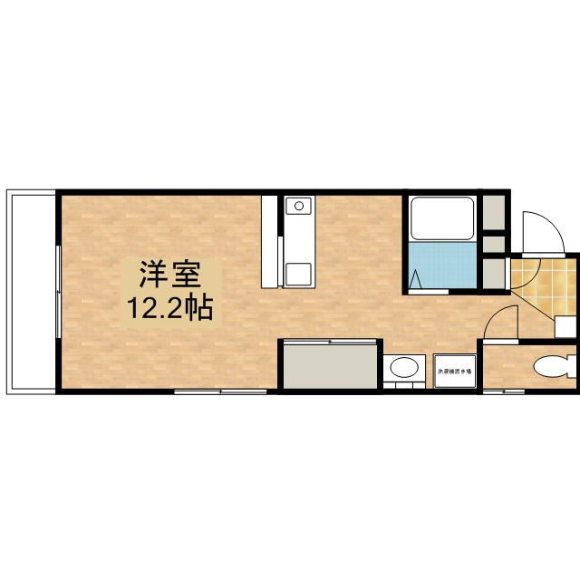 サンライフ鴨江 101号室 間取り