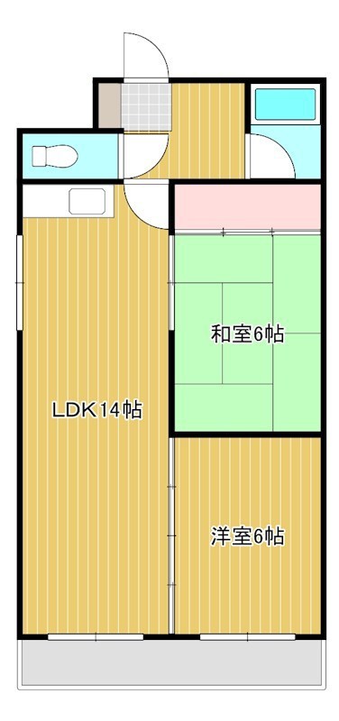 アソルティ伝馬町 802号室 間取り