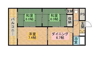 アソルティ伝馬町 501号室 間取り