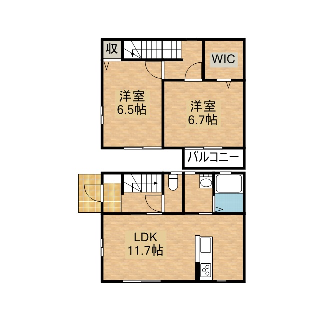 ベルメゾン富塚 間取り