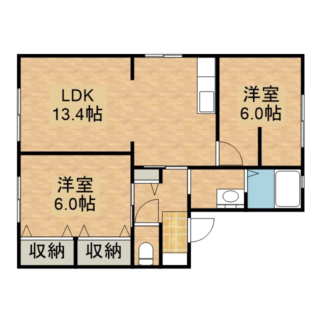 カーザクリチーバ 103号室 間取り