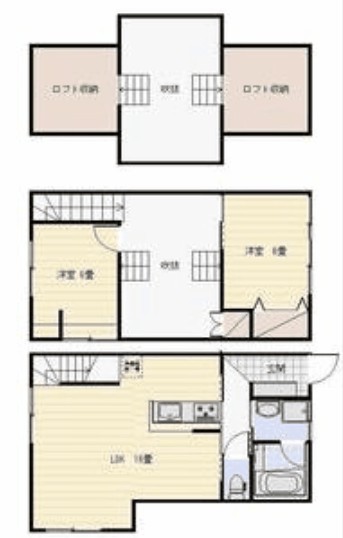 Ｃｈｉｌｌ　Ｃｈｉｌｌ　ＴｒａｉｎⅡ W号室 間取り