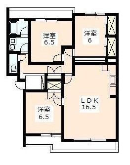 クレッセント佐鳴台 202号室 間取り