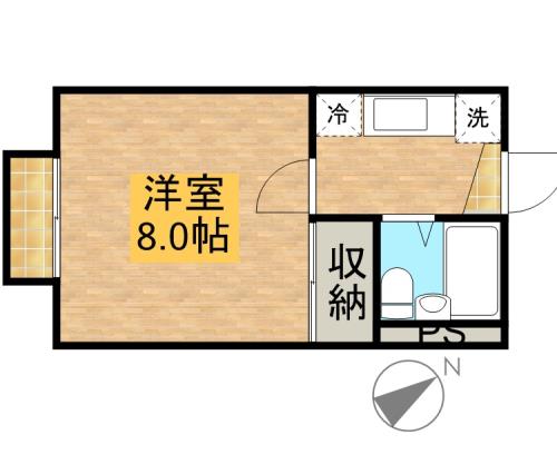 Ｗｅｓｔ　Ｖａｌｌｅｙ 103号室 間取り