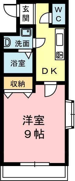 ＡｖａｎｔｉⅡ（アウ゛ァンティツー） 103号室 間取り