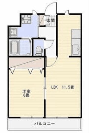 Ｍ’ｓｄｒｅａｍⅩⅣ 105号室 間取り