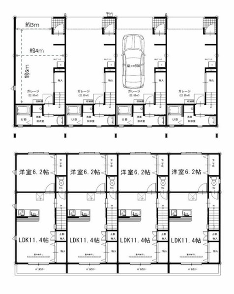ＳＫメゾン　Ｂ 2号室 間取り