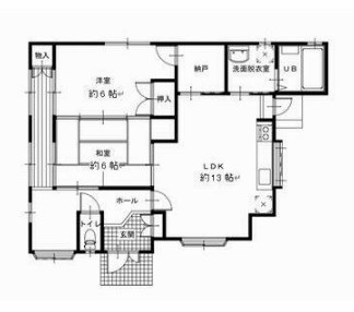 太田貸家 間取り