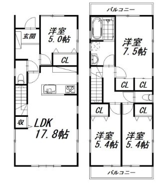 佐鳴台６丁目戸建 間取り