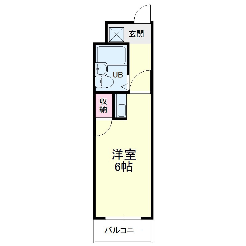 城北シティハイツ 211号室 間取り
